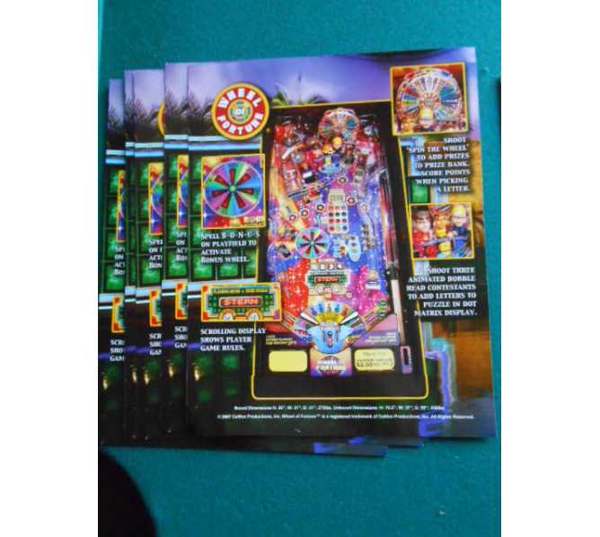 Wheel of fortune pinball manual